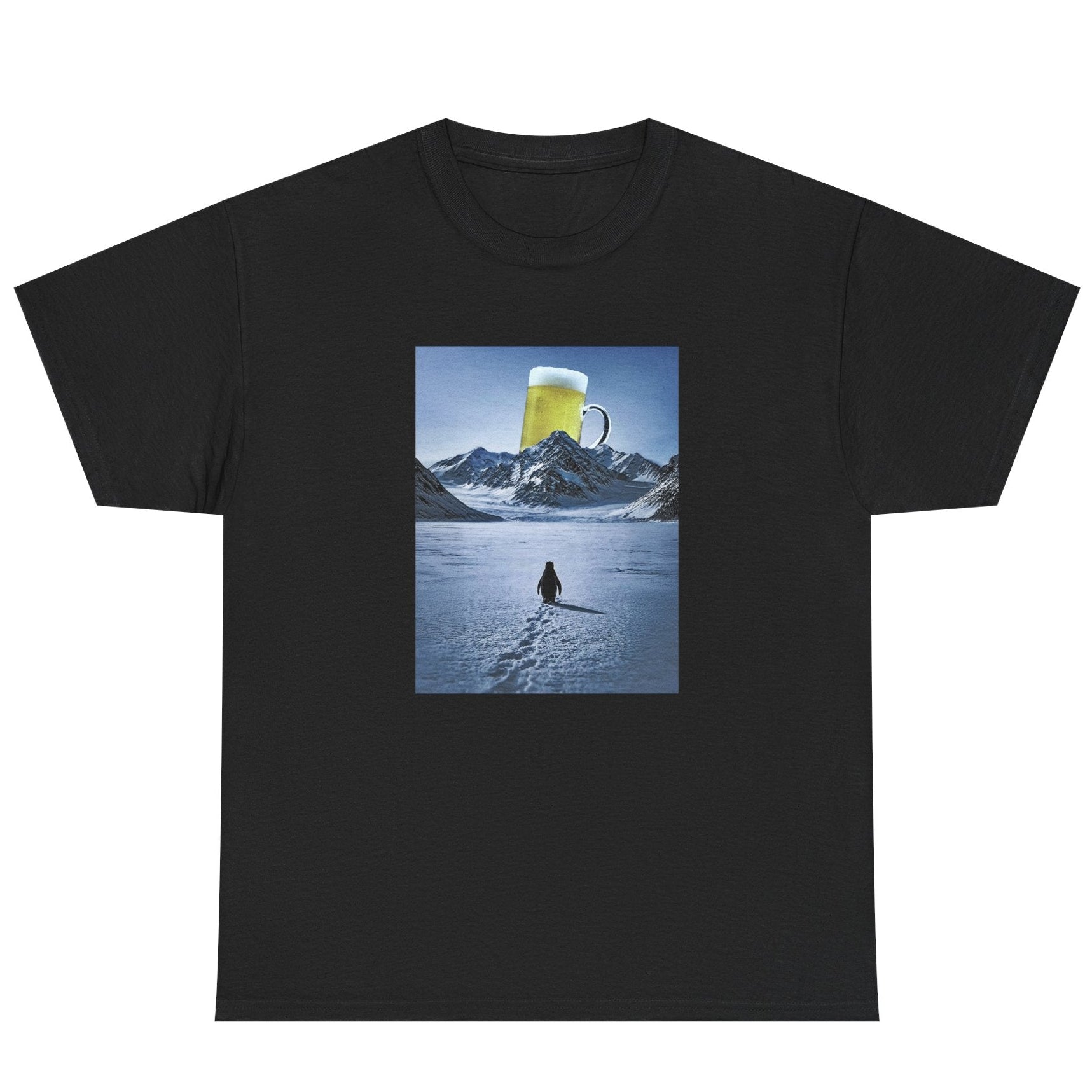 Pinguino Nichilista Birra T-Shirt